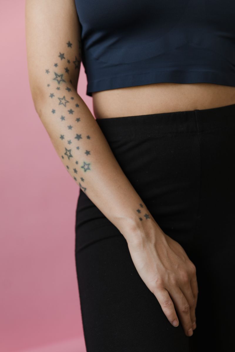 Close-up of a tattooed arm